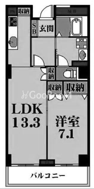 1LDK