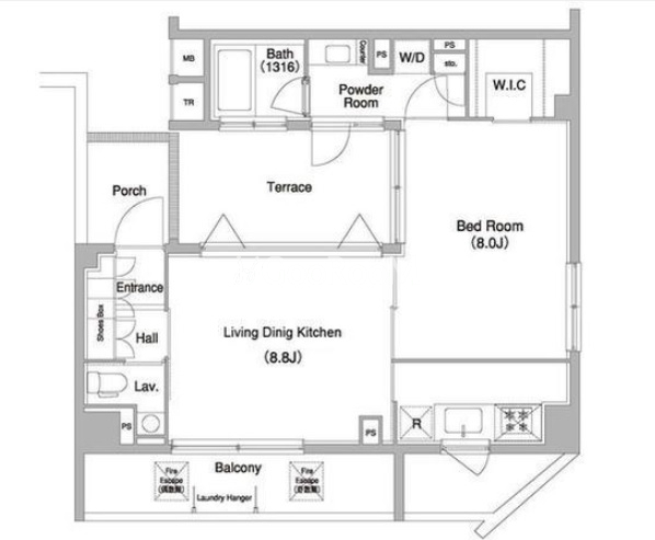 1LDK