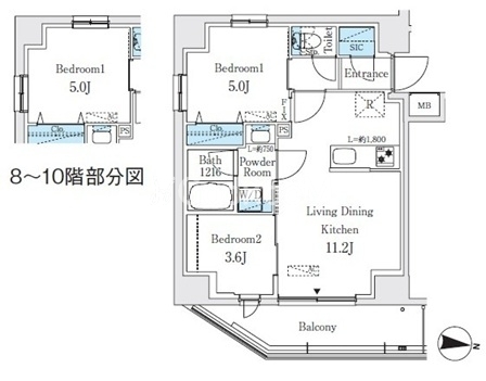 2LDK