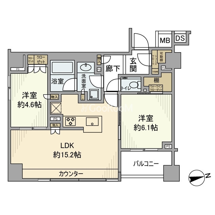 2LDK