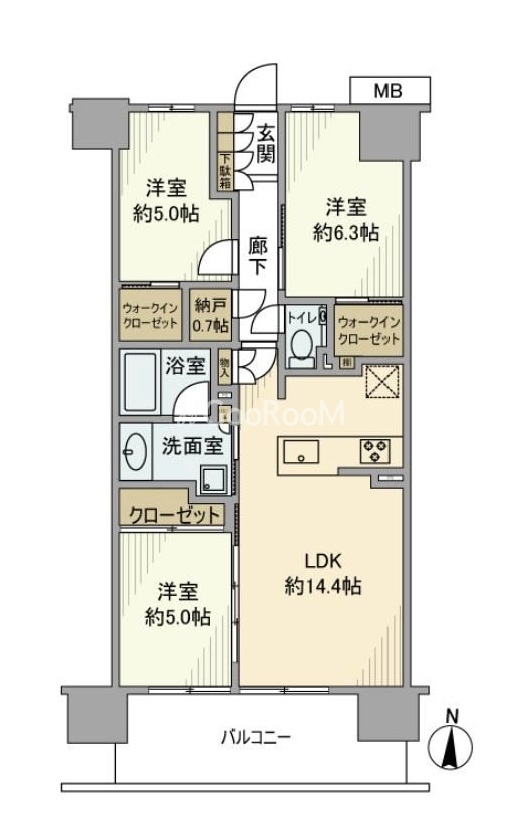3LDK