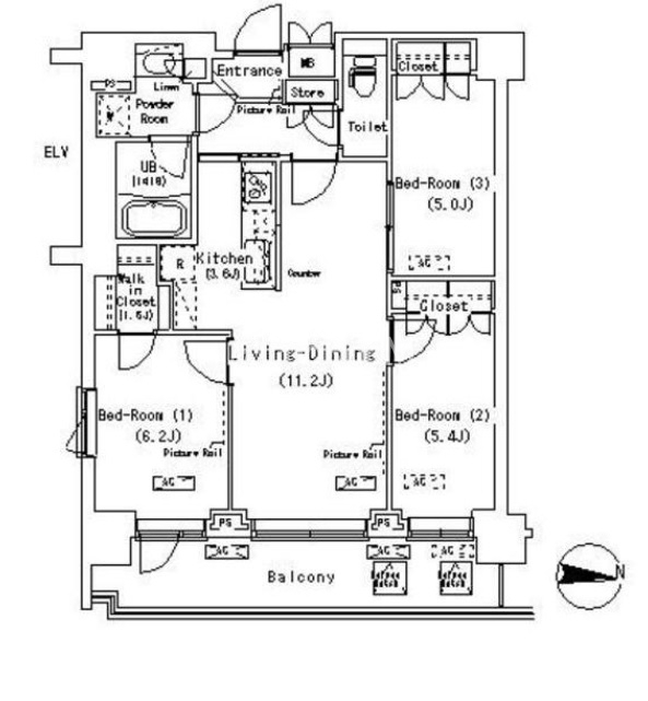 3LDK