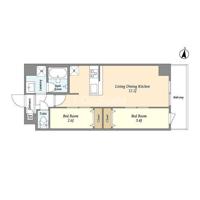 2LDK
