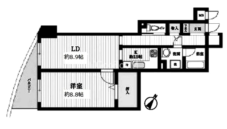 1LDK