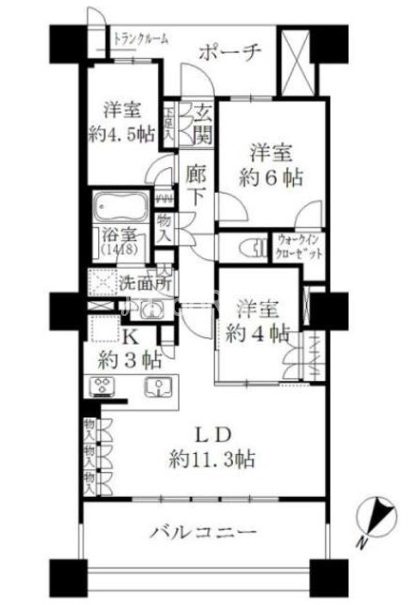 3LDK