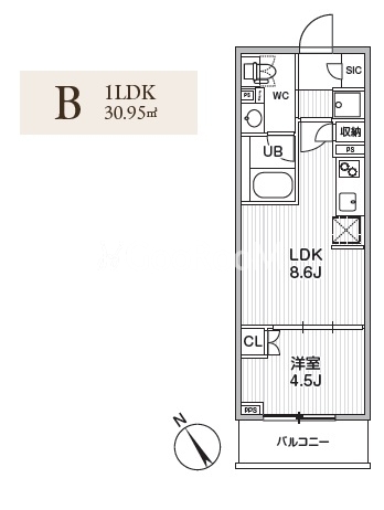 1LDK
