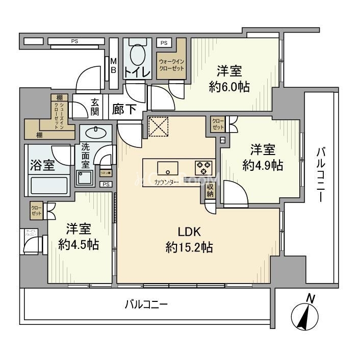 3LDK