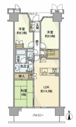 3LDK