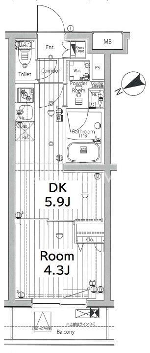 1DK