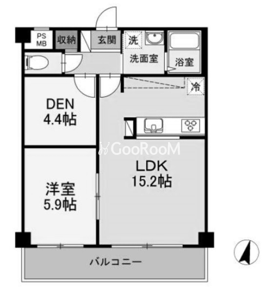 1LDK