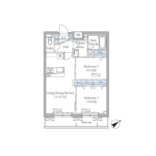 2LDK