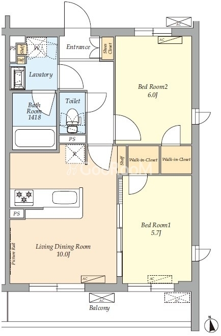 2LDK