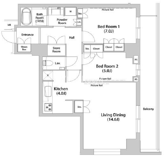 2LDK