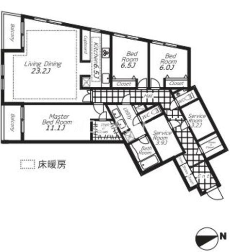 3SLDK