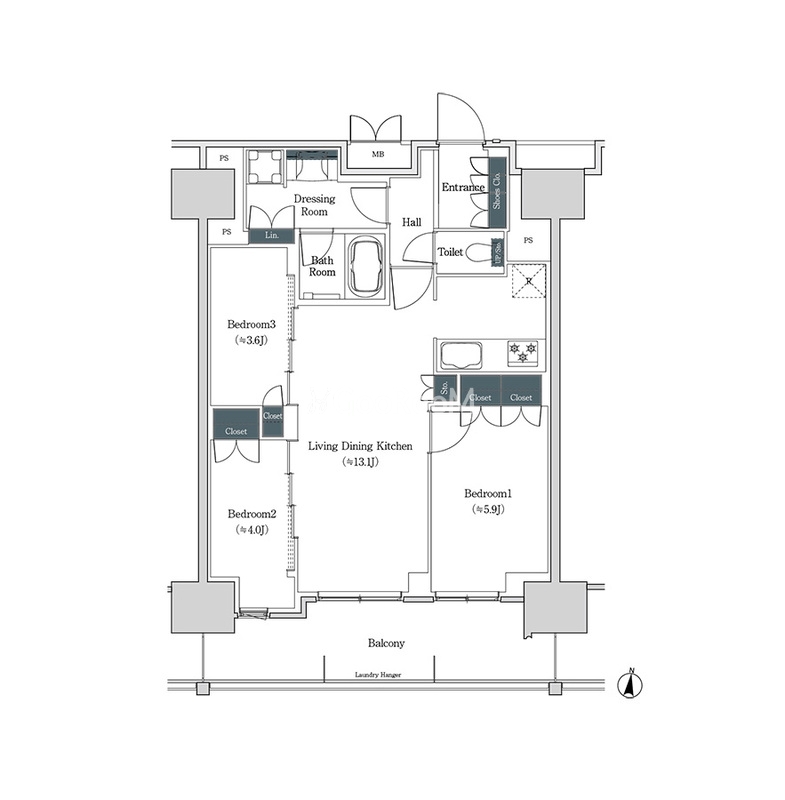 3LDK