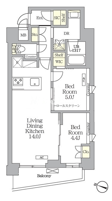 2LDK