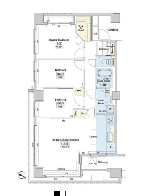 3LDK