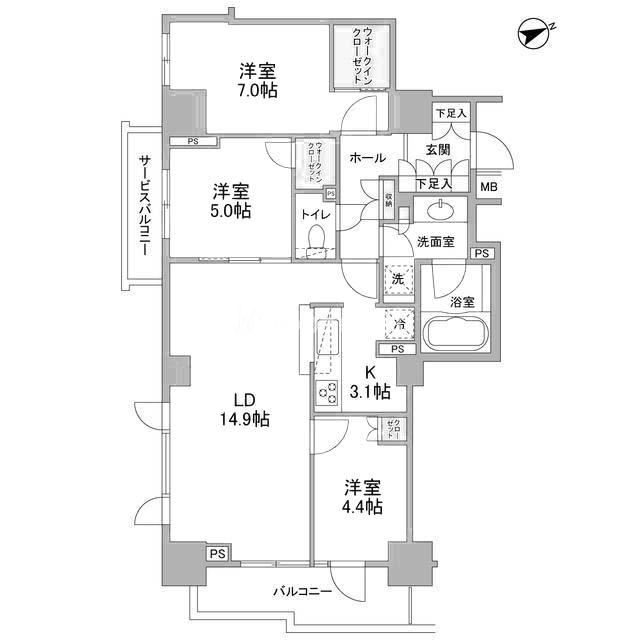 3LDK
