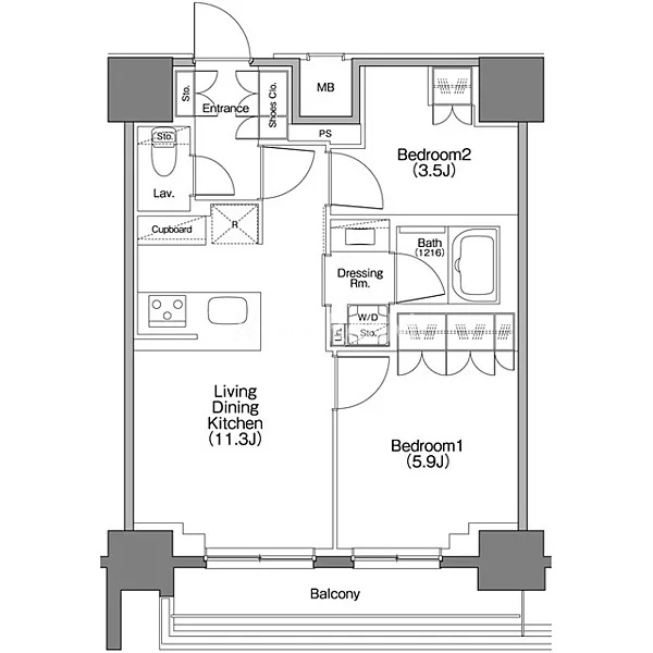2LDK