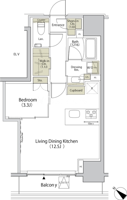 1LDK