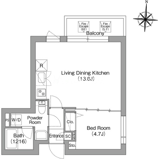 1LDK