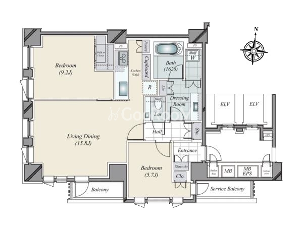 2LDK