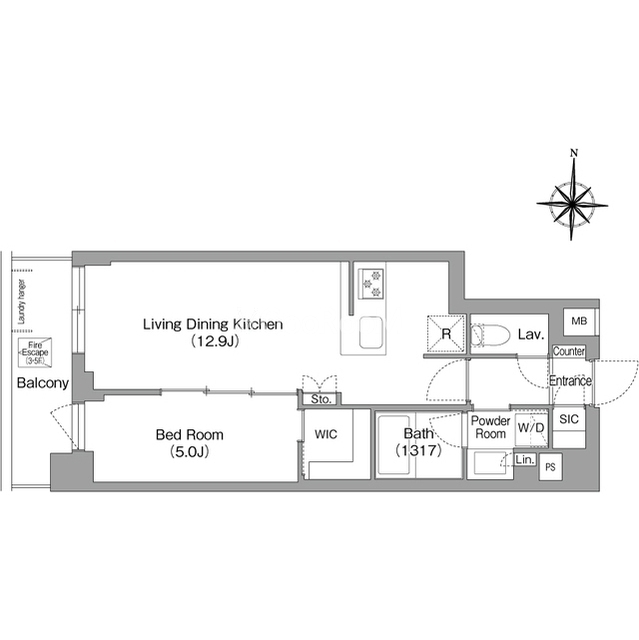1LDK