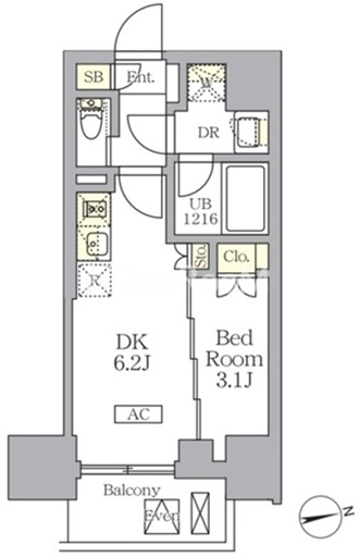 1DK