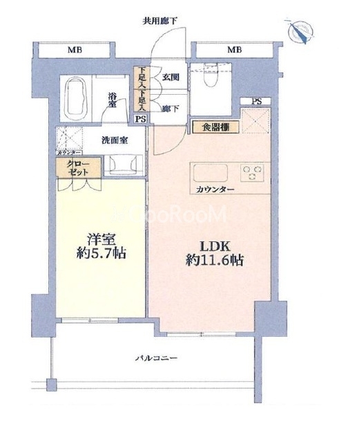 1LDK
