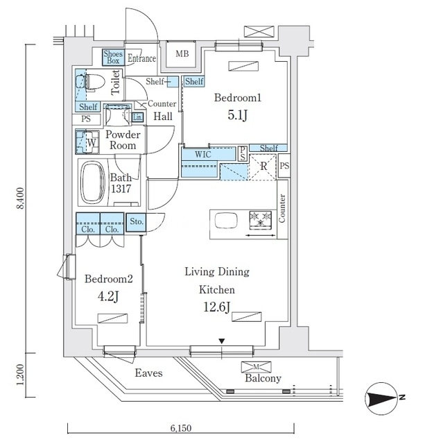 2LDK