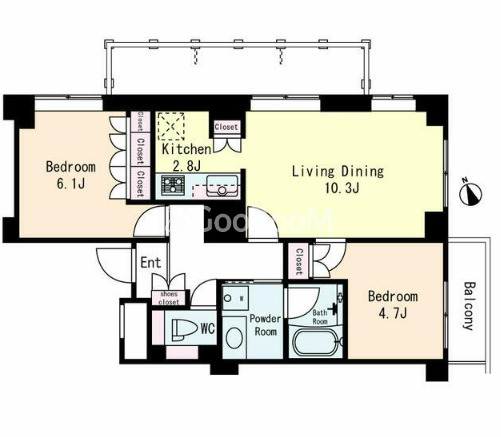 2LDK
