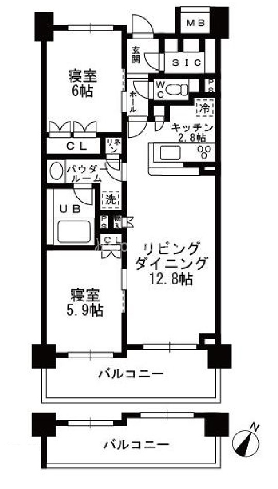 2LDK
