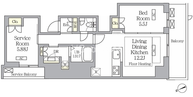 1SLDK